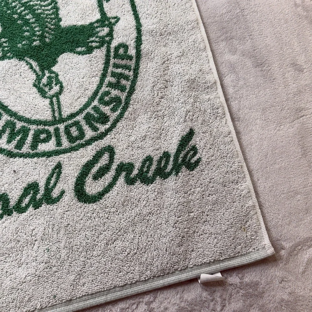 Vintage Shoal Creek 1990 PGA Championship Golf Towel Eagle Logo USA Made